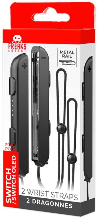Actual product image Trade Invaders Joy-Con hand wrist strap *1 pair Black (Switch)