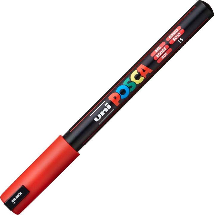 Produktbild Posca Extra Fine Marker PC-1MR Fineliner (Red, 0.70 mm, 1 x)