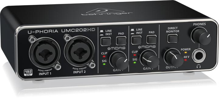 Productafbeelding Behringer UMC202HD audio-interface voor opname (USB)