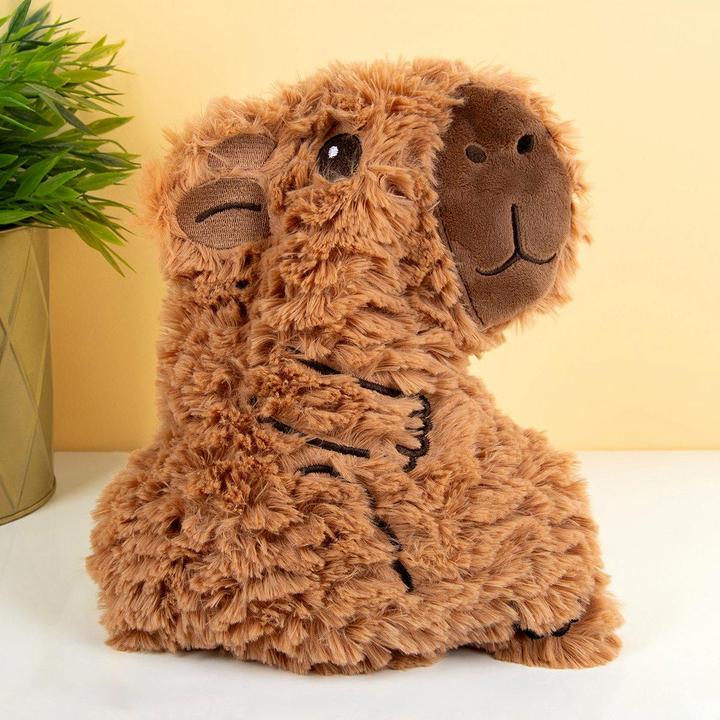 Actual product image Bitten Huggable Shaggy Capybara