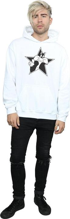 Produktbild Looney Tunes Sylvester Mono Star Kapuzenpullover (S)