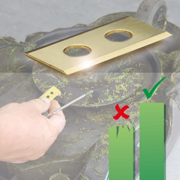 Produktbild Wiltec Rasenroboter Messer Set Titan 36x18mm 18 Stück Mähroboter Rasenmäher (Mähroboter, Rasenmäher Messer + Ersatzmesser Gartenmaschinen)