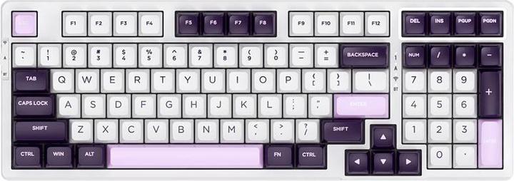 Produktbild VGN V98Pro V2 Gaming Tastatur, Steam Wave Pro - Blackcurrant (US) (US)