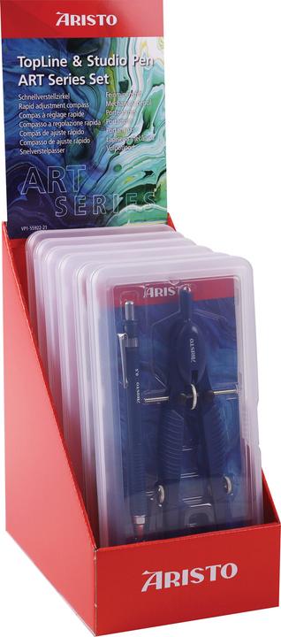 Aristo Display TopLine Zirkel+Studio-Pen 6er je 3x 55808, 55809
