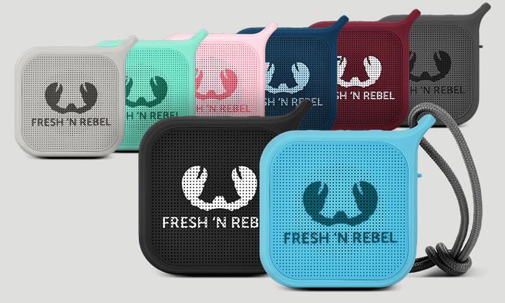Actual product image Fresh'N Rebel Rockbox Pebble Portable Mono Speaker (5 h, USB power delivery, Battery operated)