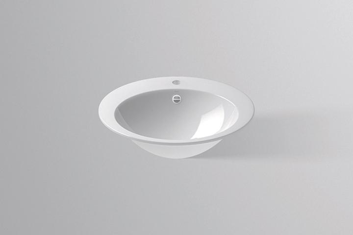 Produktbild Alape Einbaubecken EB.O600H, oval B: 600mm H: 150mm T: 500mm, 2104000000 (500 mm, 600 mm)