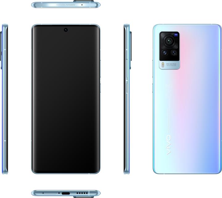 Produktbild Vivo X60 Pro 5G (256 GB, Shimmer Blue, 6.56", Dual SIM, 48 Mpx, 5G)
