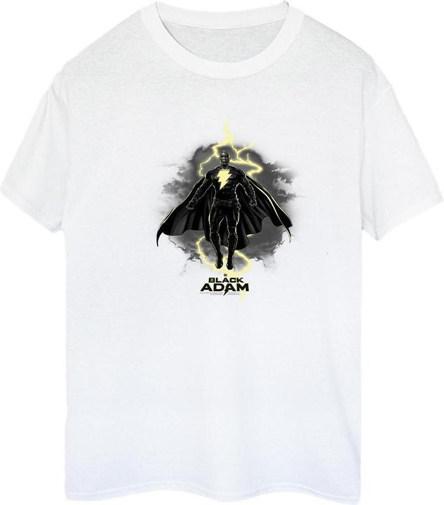 Schwarz Adam Hovering Bolt Baumwolle Boyfriend TShirt