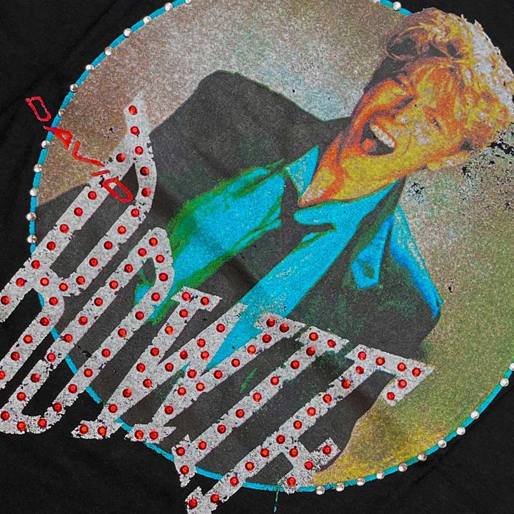 Actual product image David Bowie 83 TShirt decorated (XL)