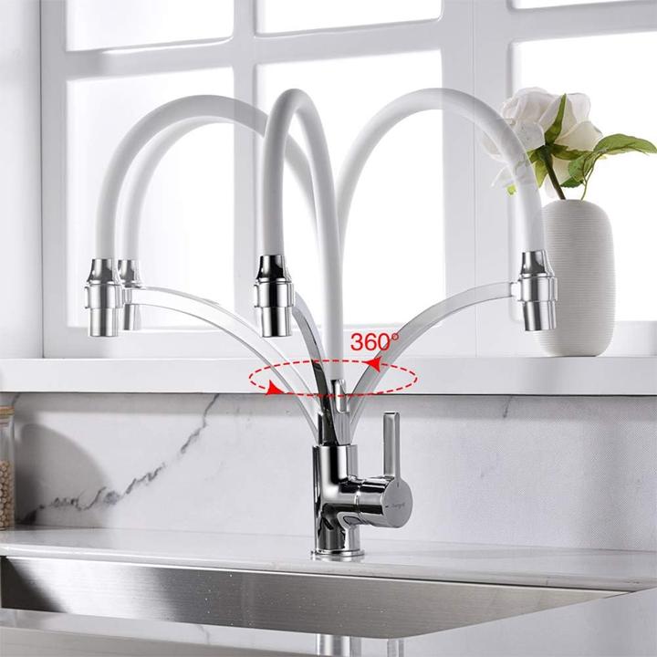 Actual product image Ibergrif Küchenarmatur mit ausziehbarer Brause
