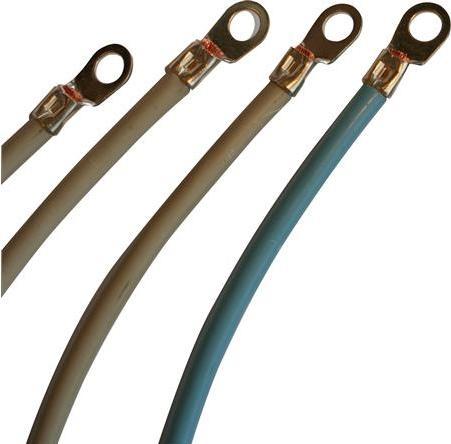 Immagine prodotto Eaton Tilgangsledning, 16 mm² med kabelsko, per bulloni da 8 mm, L1+L2+L3+N, 90gr. Lunghezza 480 mm