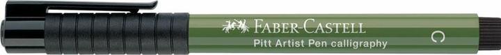 Immagine prodotto Faber-Castell Pennarello calligrafico Pitt Pen chromoxydgr (Verde ossido di cromo opaco, 1 x)