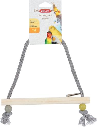 Produktbild Zolux Schommel Hout Met Touw Assorti