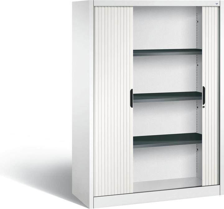 Produktbild C+P Rollladenschrank mit Horizontal-Jalousie (120 x 42 x 166 cm)