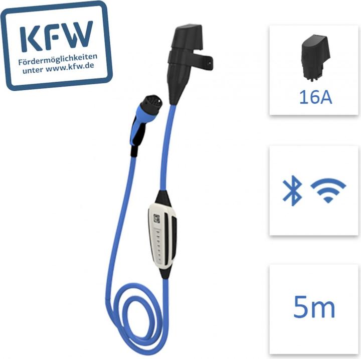 Image du produit Dinitech KFW SELECT5M NRGkick KfW Select 5m (Type 2, 22 kW, 32 A, Type 2)
