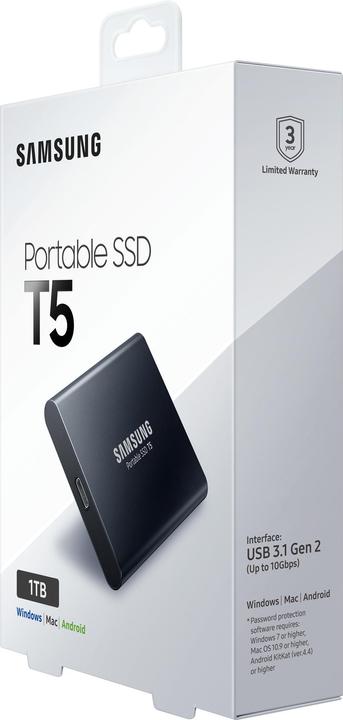 Produktbild Samsung Portable T5 (1000 GB)