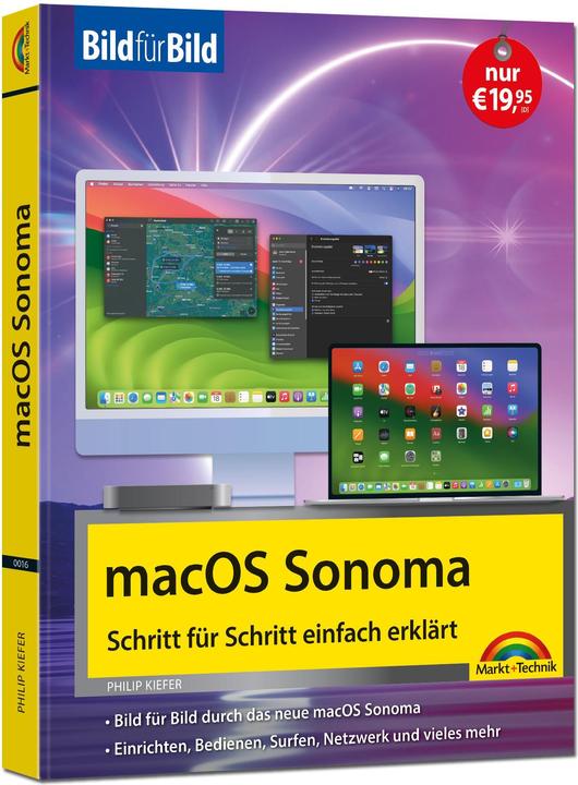 Image du produit macOS Sonoma image par image - le mode d'emploi en images - idéal pour les débutants, les (Allemand, Philip Pine, 2023)