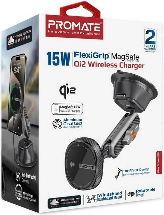 Produktbild ProMate FlexDrive Qi2 Smartphone Halterung