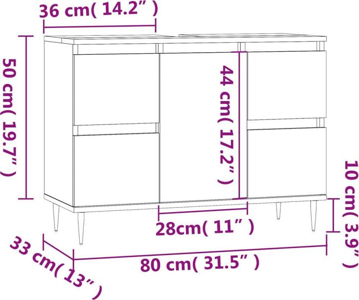 Image du produit VidaXL Ardisj (80 x 33 x 60 cm)