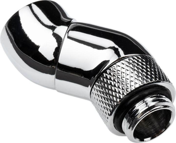 Produktbild Alphacool Eiszapfen Winkeladapter Doppel-45° drehbar G1/4 AG auf G1/4 IG