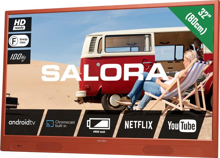 Produktbild Salora LANGATON32SO tv 81,3 cm HD Smart TV Wifi Oranje (32", LED, HD ready)