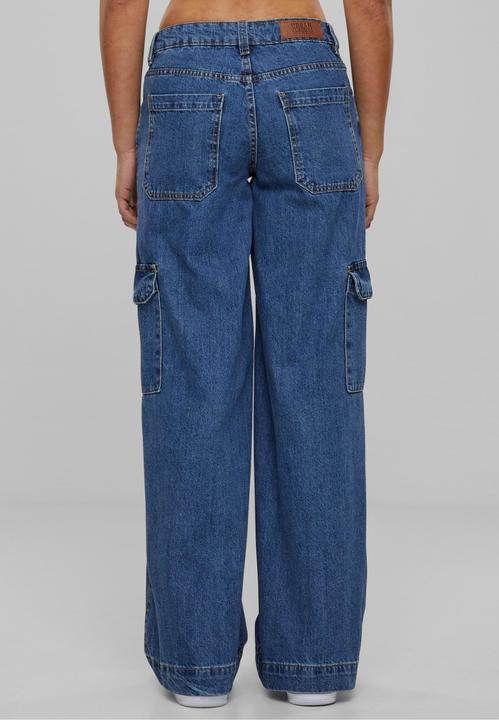 Actual product image Urban Classics Ladies Low Waist Cargo Denim (26)