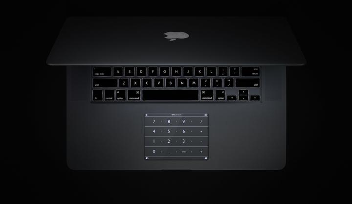 Image du produit Luckey Tech Nums Bloc-notes Touchpad Macbook Pro 15