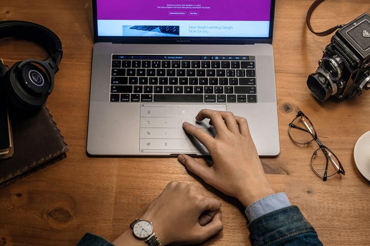 Image du produit Luckey Tech Nums Bloc-notes Touchpad Macbook Pro 15