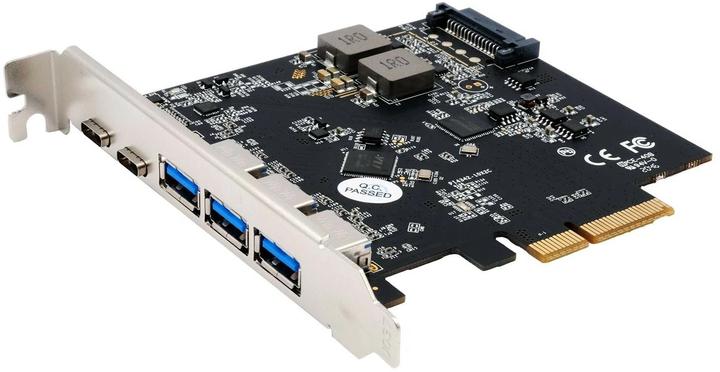 Exsys GmbH USB 3.2 Gen2 PCIe (x2) card with 5 ports (3A+2C connections)
