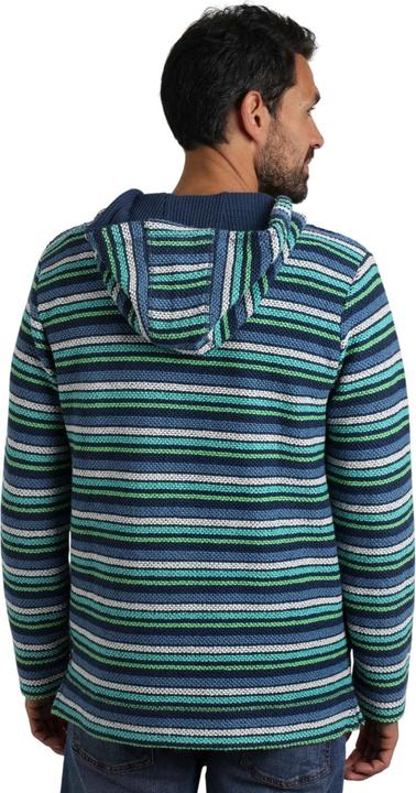 Immagine prodotto Weird Fish Payson Felpa con Cappuccio A Strisce Collo con Bottoni Uomo (L)
