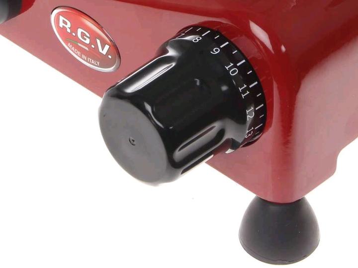 Image du produit RGV Vintage 250 Trancheur électrique 140 W Aluminium, Rouge Aluminium
