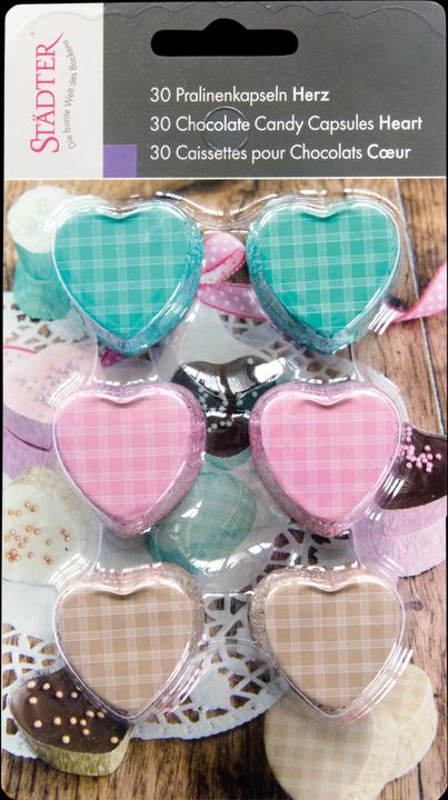 Immagine prodotto Städter Capsule di alluminio pralinato Cuori (3 cm)
