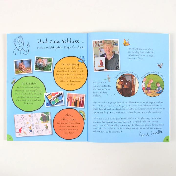 Produktbild Zeichne mal den Grüffelo und seine Freunde (Deutsch, Axel Scheffler, 2024)