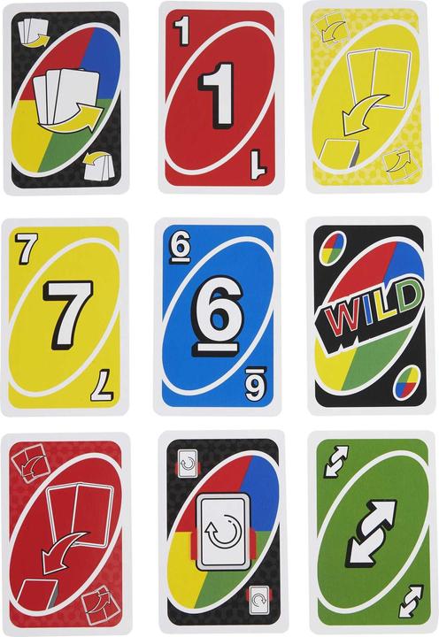 Produktbild Mattel Games Uno Triple Play (Multilingual)