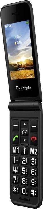 Produktbild Onestyle Gold Klapp-Handy Schwarz (2.80", 0.30 Mpx)