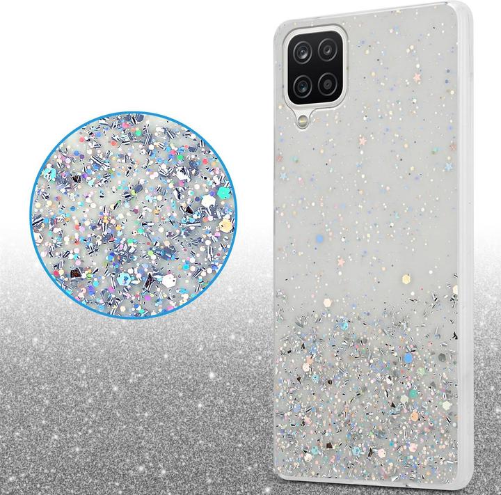 Image du produit Cadorabo Couverture TPU paillettes scintillantes (Samsung Galaxy A12, Samsung Galaxy M12)