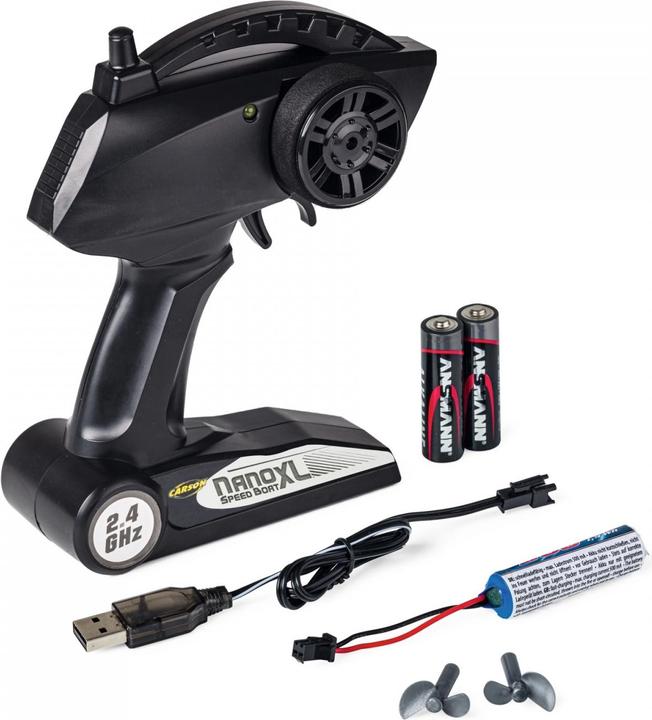 Actual product image Carson Model Sports Speed Boat Nano XL RC Motorboat 100% RtR 270 mm