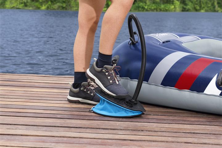 Image du produit Bestway 62004 / 24 Pompe à air à pied Noir, Bleu Bateaux pneumatiques