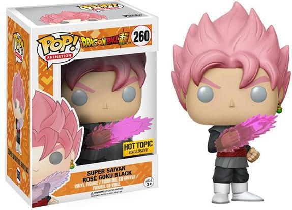 Actual product image Funko Dragonball Super: Super Saiyan Rose Goku Black POP! 260 - Vinyl Figure