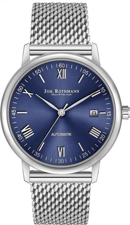 John Rothmann Mens Automatic Watch Friedrich Stainless Steel Silver - 26873 (Analogue wristwatch, 38.50 mm)