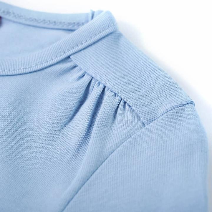 Immagine prodotto VidaXL Camicia da bambino a maniche lunghe azzurro 92,Materiale: 95 % cotone. 5 (92)