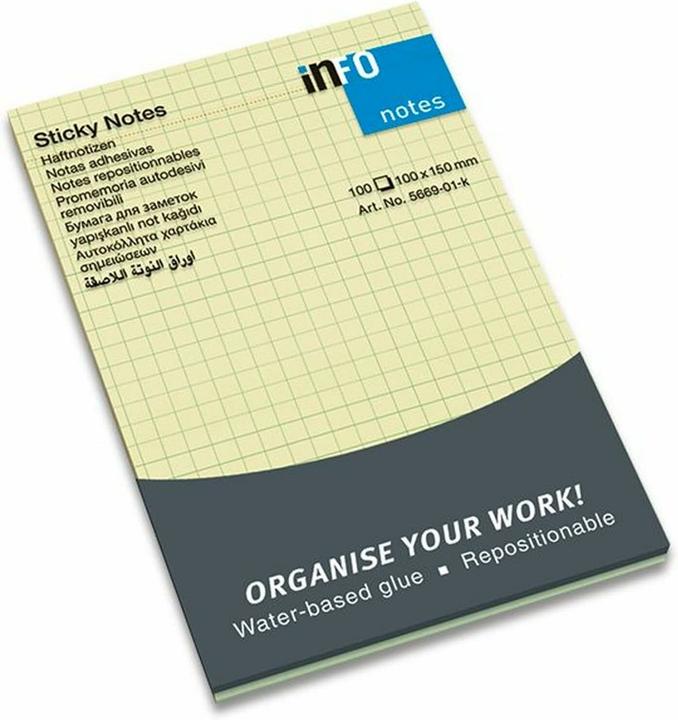 Image du produit STICKY NOTES - Notes autocollantes (100 x 150 mm)