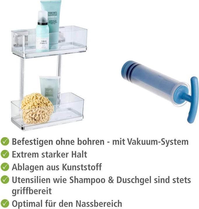 Actual product image Wenko Quadro (14 x 14 x 32.5 cm)