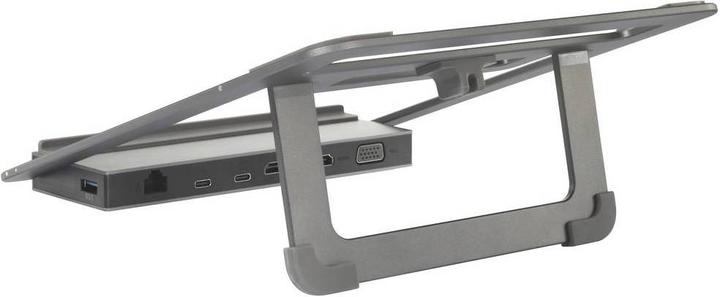 Produktbild Renkforce USB-C 12-in-1 Laptop-Dockingständer (USB-C, 12 Ports)