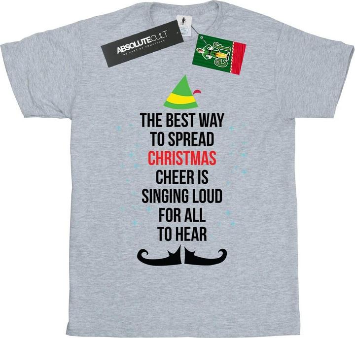 Elf Christmas Cheer Text TShirt (XXL)