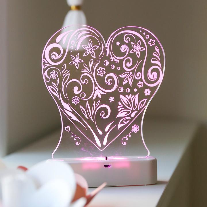 Actual product image Aloka SleepyLight Love heart