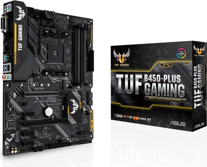 Image du produit ASUS TUF B450 Plus Gaming (AM4, AMD B450, ATX)