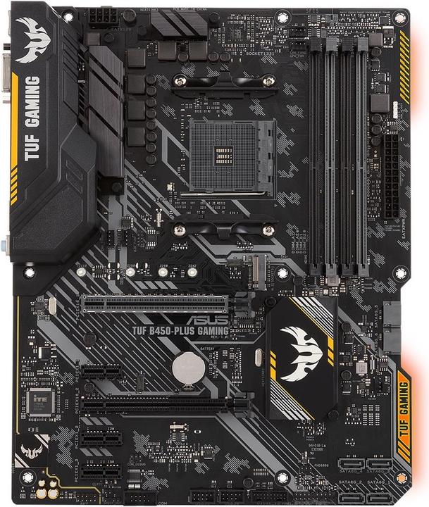 Image du produit ASUS TUF B450 Plus Gaming (AM4, AMD B450, ATX)