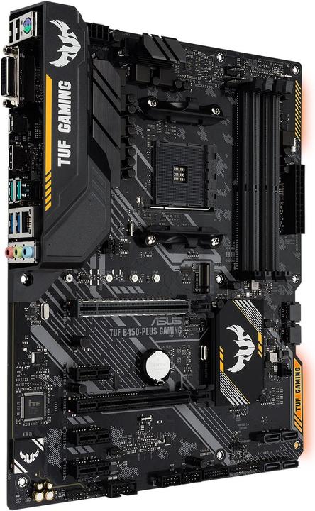 Image du produit ASUS TUF B450 Plus Gaming (AM4, AMD B450, ATX)