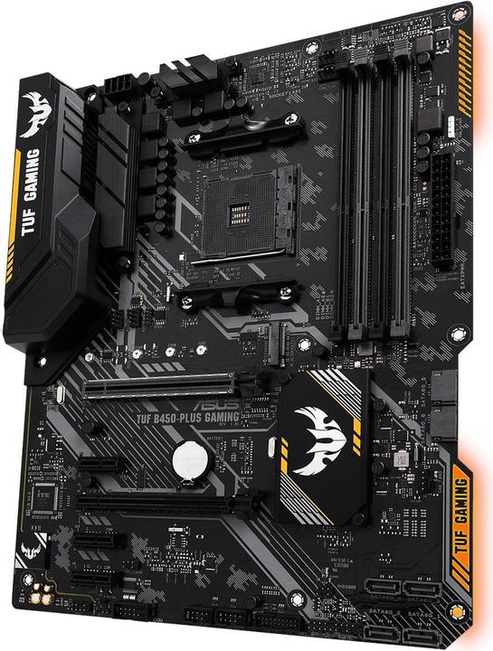 Image du produit ASUS TUF B450 Plus Gaming (AM4, AMD B450, ATX)
